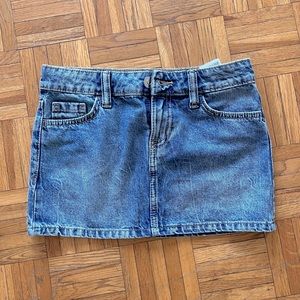H&M mini denim skirt